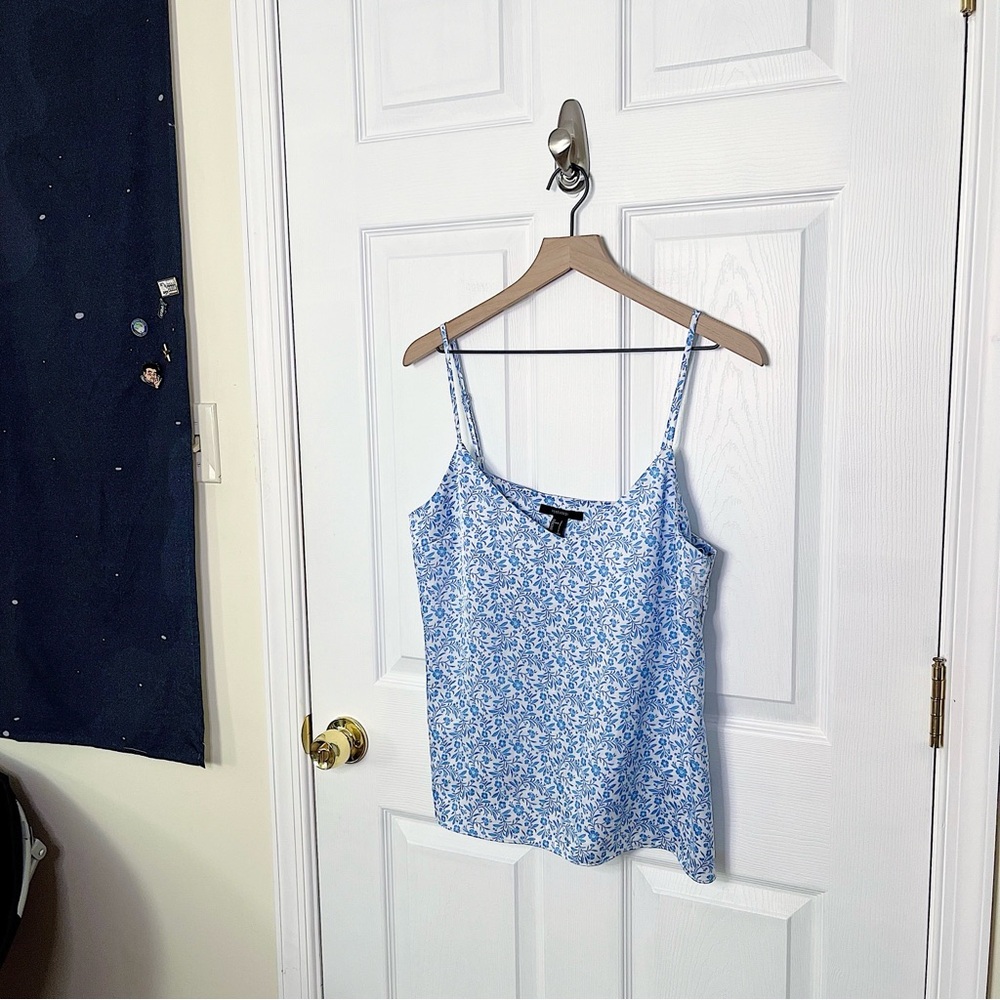 ✧･ﾟf21 blue floral cami